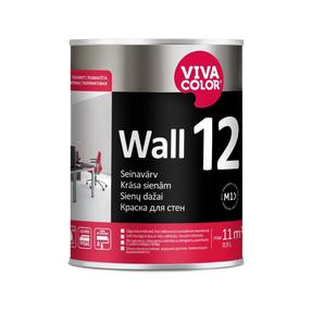 Sienu krāsa Vivacolor Wall 12, balts krās., 0.9 l