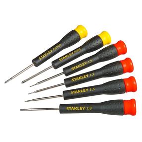 Skrūvgriežu komplekts Stanley STHT0-62631, 19 cm, 6 gab.