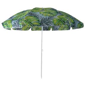Sodo skėtis Patio Poly, 240 cm, mėlyna sp./balta sp./žalia sp.