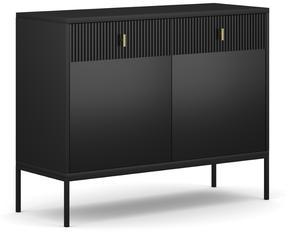Komoda Maggiore MA02, juoda sp., 83 cm x 39 cm x 104 cm