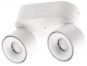 Šviestuvas lubų GTV Bianco, LED, 2700 - 4000 °K, 2 x 8 W, balta sp. / balta sp.