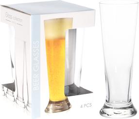 Alus glāžu komplekts, stikls, 0.370 l, 4 gab.