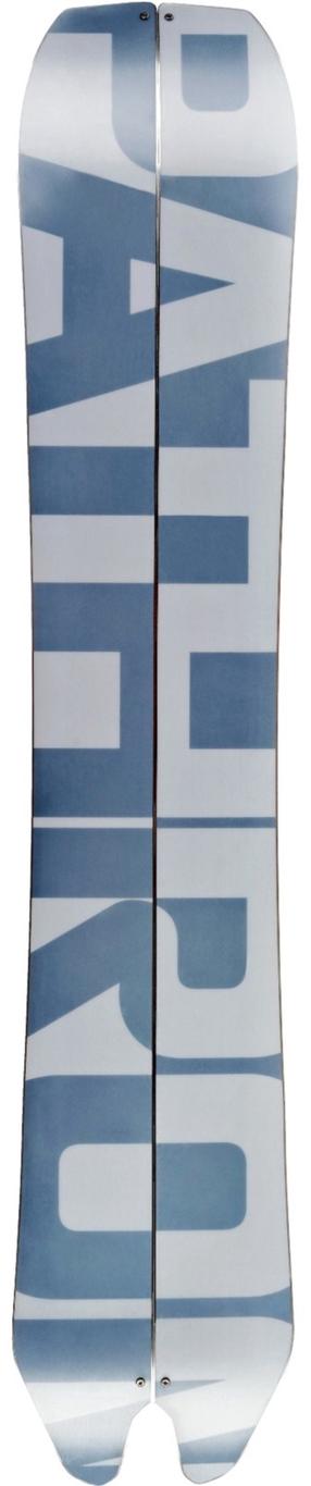 Splitboard snieglentė Pathron Carbon Powder Split, juoda sp./žydra sp., 165 cm x 26 cm