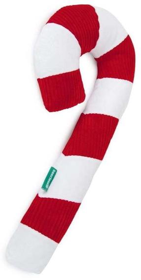 Mänguasi koerale, pehme Beeztees Christmas Candy Cane 2500340, 50 cm, valge v./punane v., 50