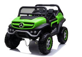Vaikiškas elektromobilis Lean Toys Mercedes Unimog, žalia sp.