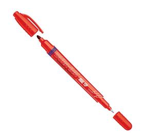 Marker Markal DURA-INK DUALTIP, punane v.
