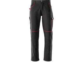 Darba bikses vīriešu Yato Comfy YT-79241, melna krās./sarkana krās., M izmērs