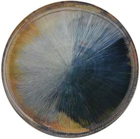 Šķīvis pusdienu Ambition Madera, Ø 27 cm, zila krās./brūngans krās.