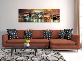 Reprodukcija Artgeist New York Sky HK6196, 120 cm x 40 cm
