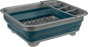 Salokāms trauku plaukts Abbey Camp Lindau-012, 36.5 cm, 12 l, zila krās./pelēka krās.