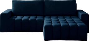 Kampinė sofa Bonett Monolith 77, tamsiai mėlyna sp., dešininė, 175 x 250 cm x 92 cm