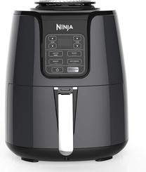 Prekė su pažeista pakuote. Karšto oro gruzdintuvė Ninja AF100EU, juoda sp., 1500 W, 3.8 l