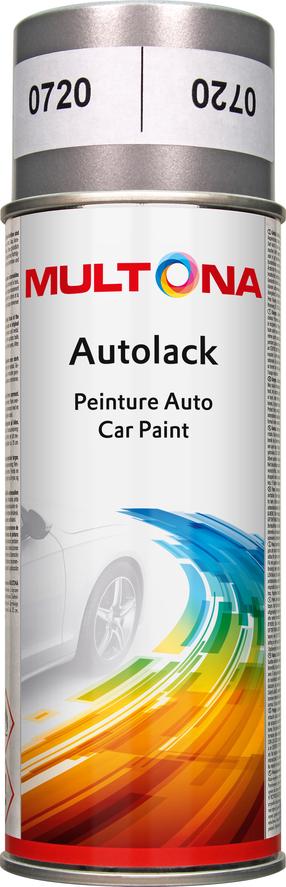 Auto krāsas Multona 720, 0.4 l, pelēka krās.