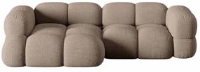 Kampinė sofa Cosmopolitan Design Loretto Sorella 21, kapučino sp., kairinė, 147 x 250 cm x 68 cm