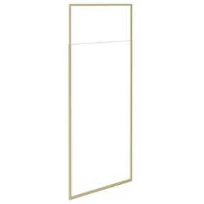 Dušo sienelė Besco Icon, 100 cm x 200 cm, aukso sp./grūdintas