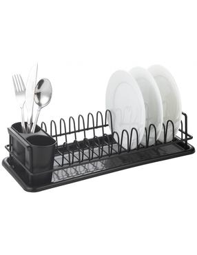 Indų džiovykla Rosberg R53000M, 41.5 cm x 17.5 cm x 9.5 cm, plastikas/metalas, juoda sp.