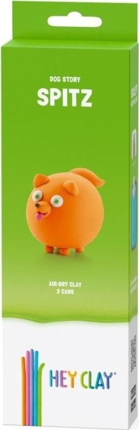 Набор для изготовления глиняных фигурок, собака Hey Clay Spitz, зеленый цв.