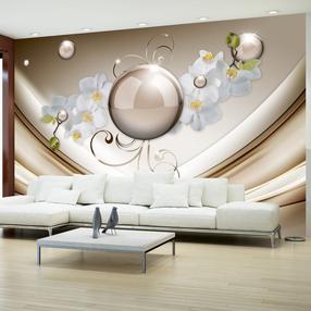 Fototapetas Artgeist Golden Abstract, 140 cm x 200 cm