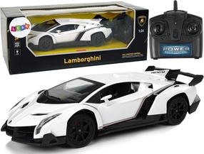  Rc automobilis Lean Toys Veneno 9740, 1:24, balta sp.