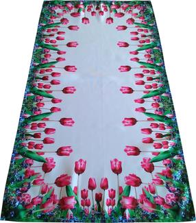 Stalo takelis stačiakampė OHA-003-A, balta sp./žalia sp./rožinė sp., 80 x 140 cm