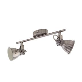 Lampa griesti Eglo Seras 96553, GU10, 3000 °K, 2 x 3.3 W, bēša krās. / niķeļa krās.