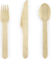 Stalo įrankiai Party Deco Woodland, 16 cm, 18 vnt.
