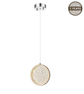 Šviestuvas kabinamas Domoletti Napoli A2378-1, LED, 3000 °K, 1 x 10 W, skaidri sp./aukso sp. / aukso sp.