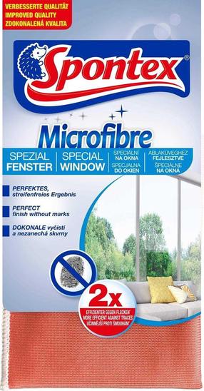 Aknalapp Spontex, roosa v., mikrokiud