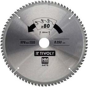 Режущий диск Tivoly Circular Saw Blade, 250 мм x 30 мм