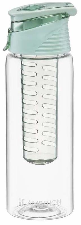 Gertuvė Ambition Fruta, skaidri sp./žalia sp., plastikas, 0.7 l
