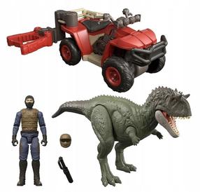 Набор фигурок, c аксессуарами Mattel Jurassic World Capture Claw ATV JKG91, многоцветный