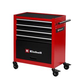 Instrumentu ratiņi Einhell TC-TW 100, 67 cm x 38 cm x 75.8 cm, sarkana krās.