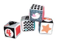 Lavinimo žaislas Clementoni Black and White Cubes, 20 cm, balta sp./juoda sp., 4 vnt.