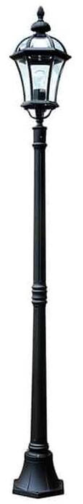Vabalt seisev välisvalgusti Elstead Lighting Ledbury, 60W, E27, IP44, must v., 22.5 cm x 192.4 cm