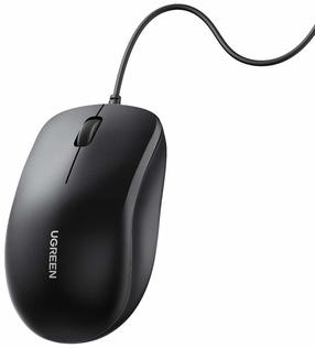 Kompiuterio laidinė pelė Ugreen MU007, usb type-a, juoda sp.