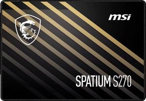 Kietasis diskas (SSD) MSI Spatium S270 S78-440N070-P83, 2.5", 240 GB
