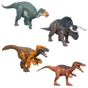 Žaislinė figūrėlė, dinozauras Mattel Jurassic World Wild Roar JGB87, (spalva/dizainas parenkami atsitiktine tvarka)
