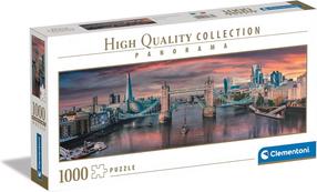 Dėlionė Clementoni Across the River Thames 39837, 98 cm x 33 cm, 1000 vnt., įvairių spalvų