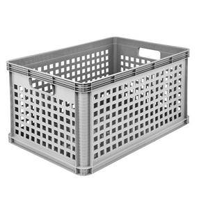 Hoiukast, transportimiseks/esemete hoidmiseks/mänguasjade jaoks Keeeper 1088513000000, 64 l, hall v., 60 x 40 x 32 cm