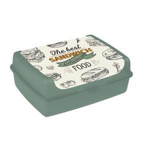 Toidukarp Keeeper Deco Click 1069731528200, 1 l, 17 cm x 13 cm, roheline v./mitmevärviline