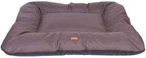 Кровать для животных Amiplay Waterproof ZipClean, коричневый цв., 120x90x12 см