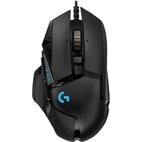 Vadu spēļu pele Logitech G502 Hero 910-005470, melna krās.