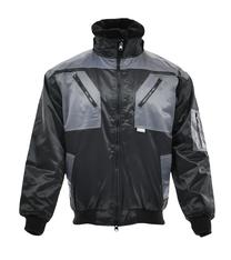 Darbinė striukė Sara Workwear, juoda sp./pilka sp., L dydis