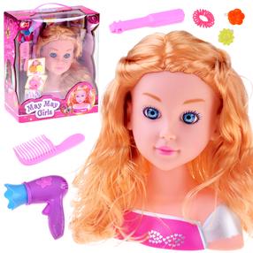 Lėlės galva su priedais May May Girls ZA5837, 20 cm, įvairių spalvų