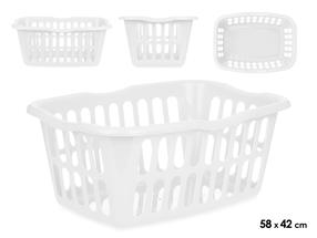 Dėžė Kipit, plastikas, 58 cm x 42 cm, balta sp.