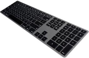 Bezvadu datora tastatūra Matias Wireless Aluminum Wireless Aluminum, EN, pelēka krās.