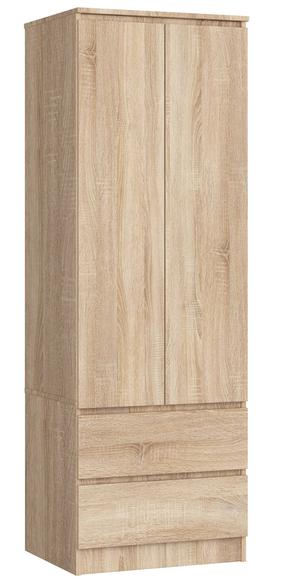 Riidekapp Akord Furniture Factory Star K60, tamm v., 60 cm x 51.5 cm x 180 cm