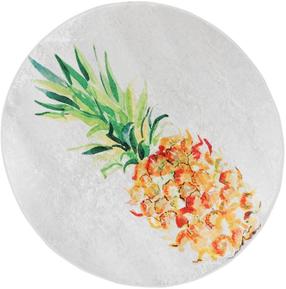 Vonios grindų kilimėlis Foutastic Pine 359CHL1458, įvairių spalvų, 100 cm x 100 cm, Ø 100 cm