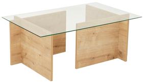 Kafijas galdiņš Kalune Design Escape, ozola krās., 105 cm x 65 cm x 30 cm