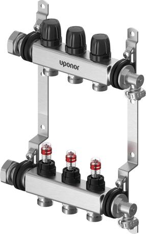 Kolektors Uponor 1140834, regulējams, 3 gredzeni